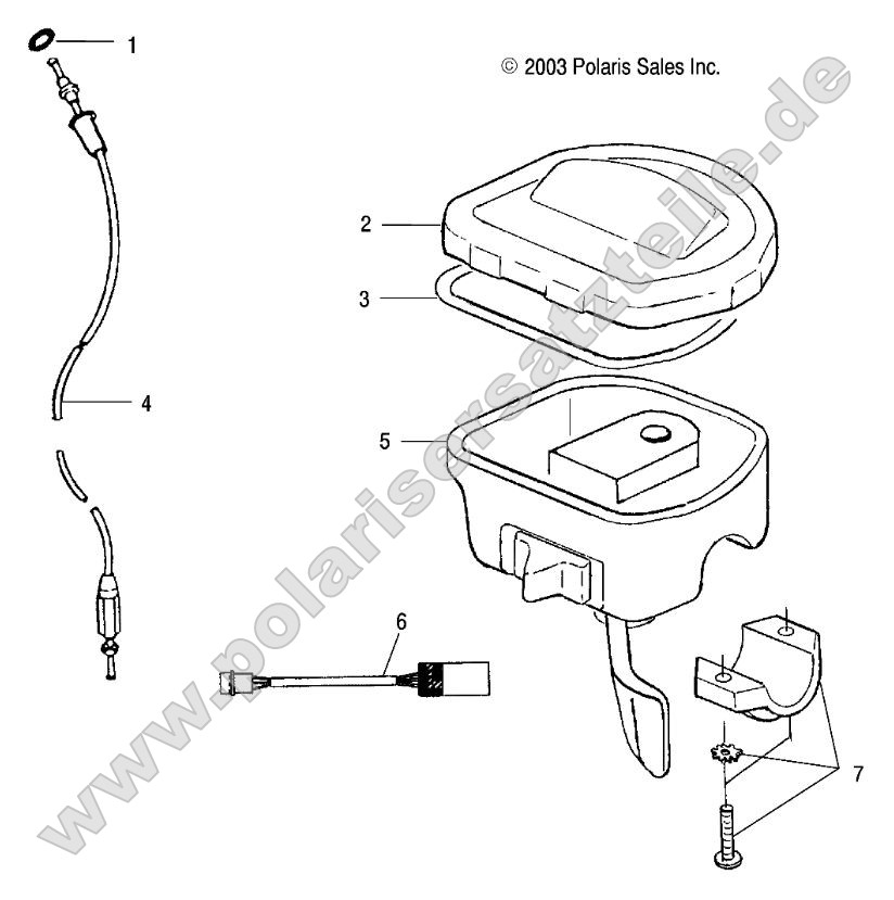 Controls - Throttle Asm/Cable Controls - Throttle Asm/Cable