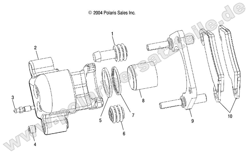 Brake Caliper, Rear
