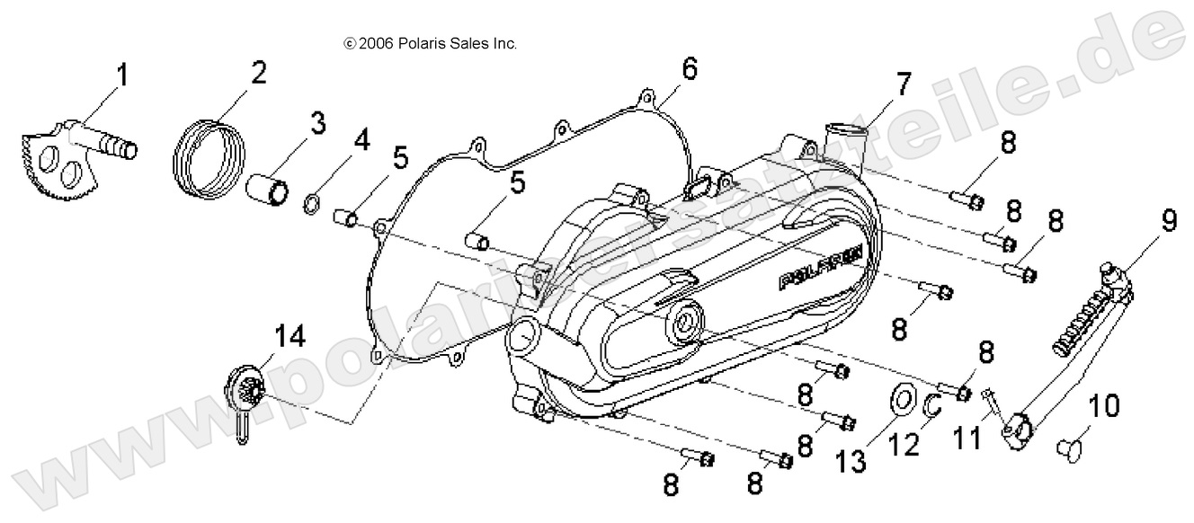 ENGINE, CLUTCH COVER and KICK START ENGINE, CLUTCH COVER and KICK START