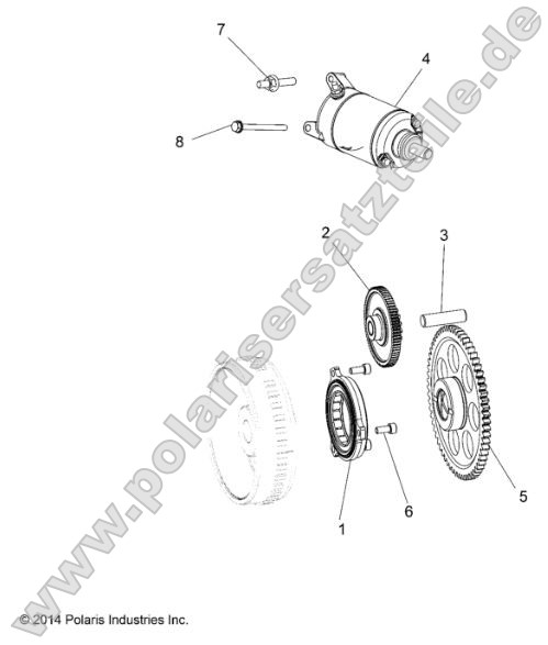 Engine, Starter Drive Engine, Starter Drive
