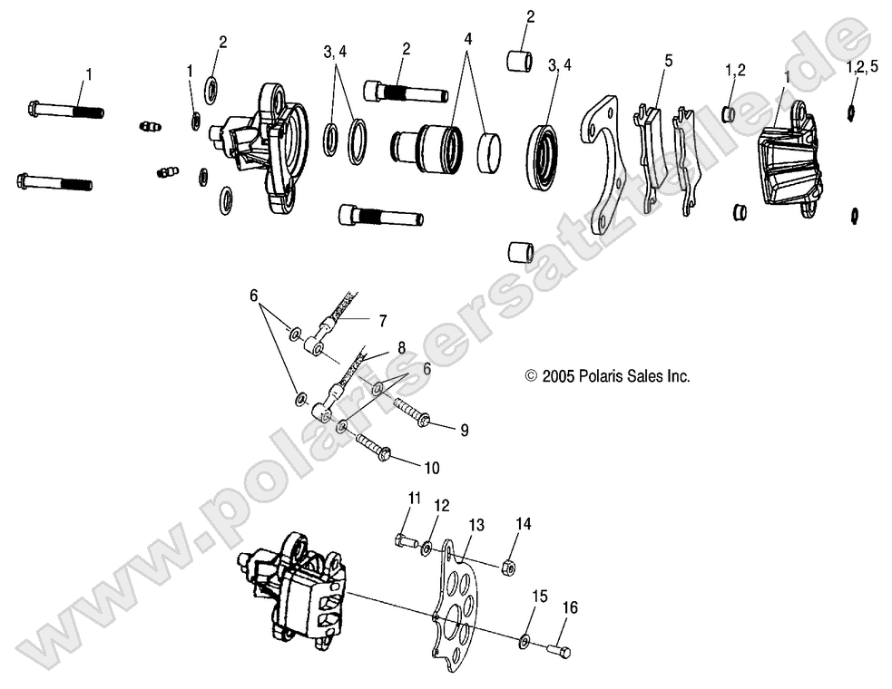 CALIPER MOUNTING, REAR CALIPER MOUNTING, REAR