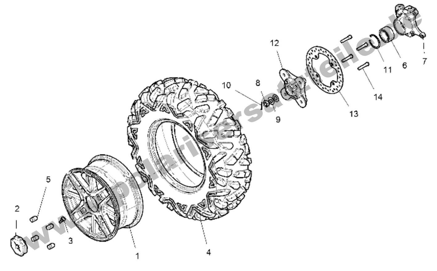 WHEELS, FRONT WHEELS, FRONT