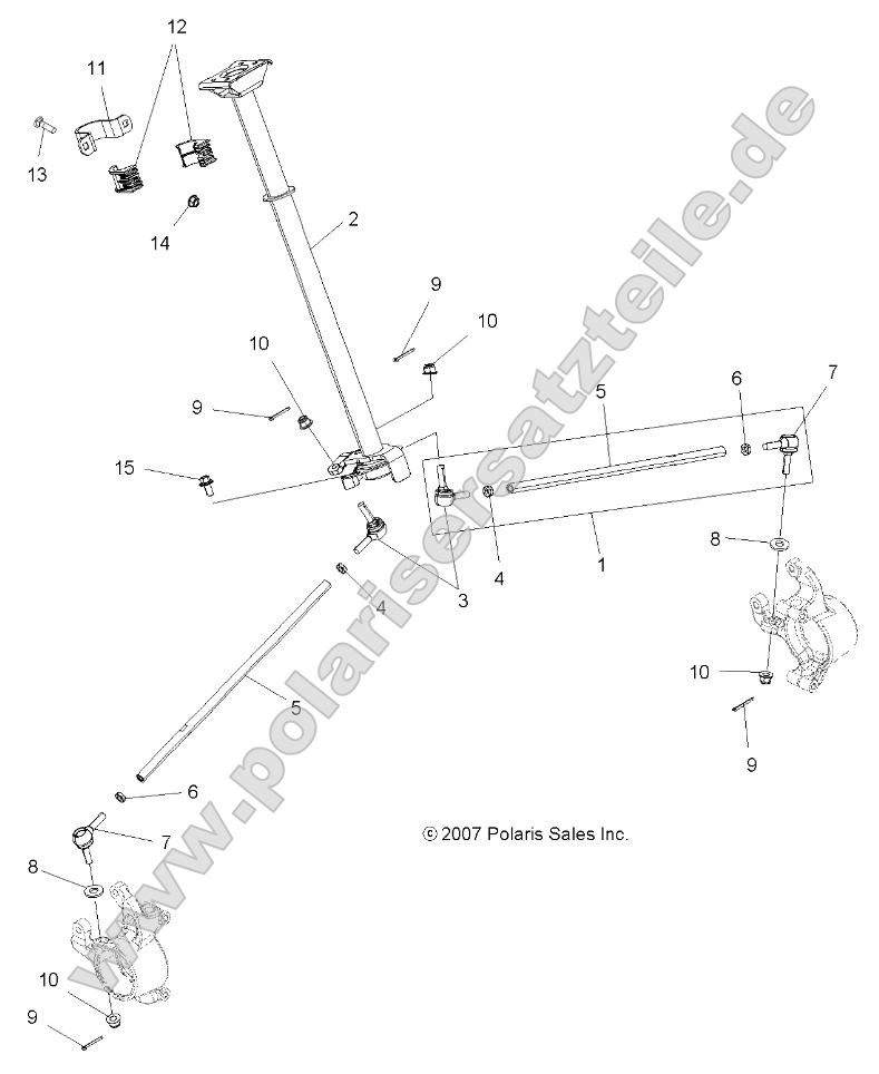 Steering, Steering Post Asm. Steering, Steering Post Asm.