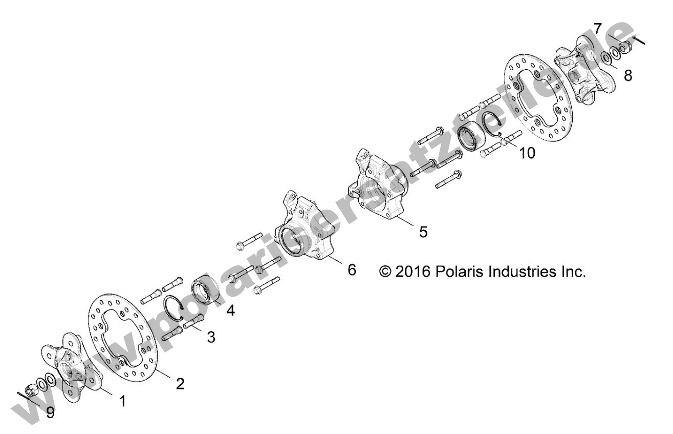 SUSPENSION, REAR CARRIER AND HUB SUSPENSION, REAR CARRIER AND HUB