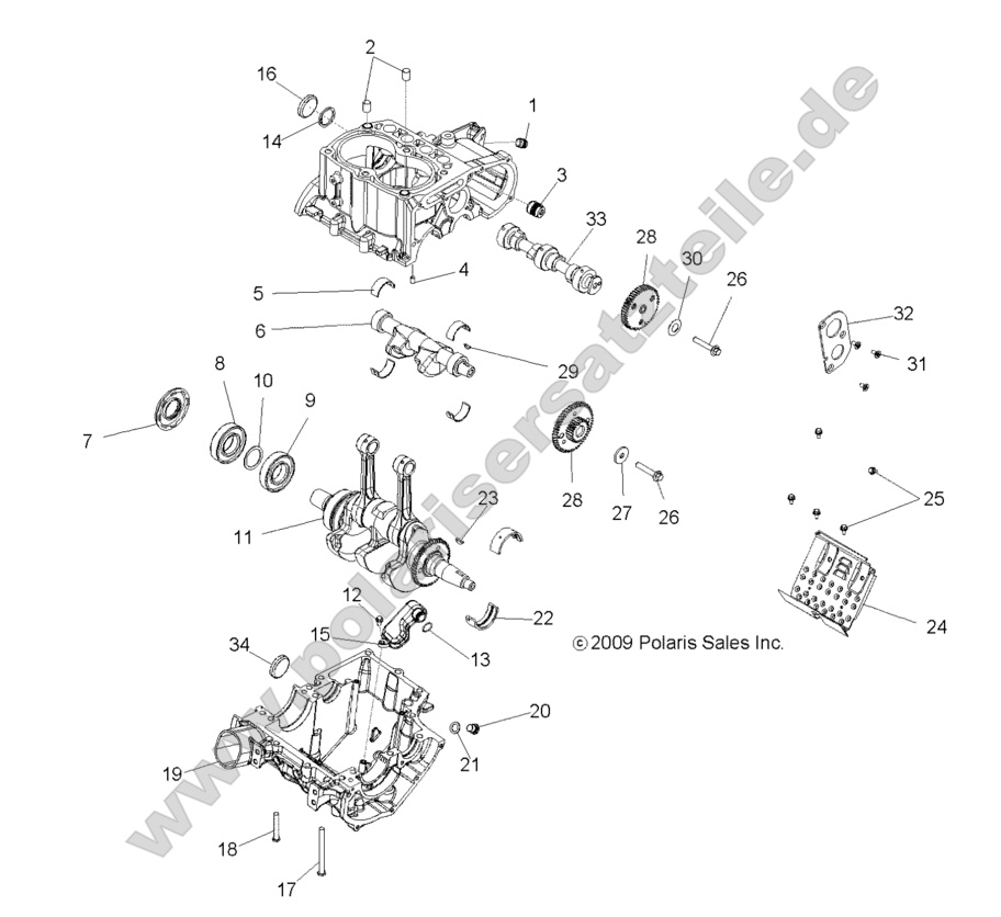 ENGINE, CRANKCASE and CRANKSHAFT ENGINE, CRANKCASE and CRANKSHAFT