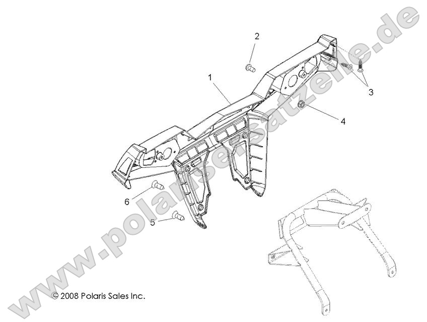 body rear bumper