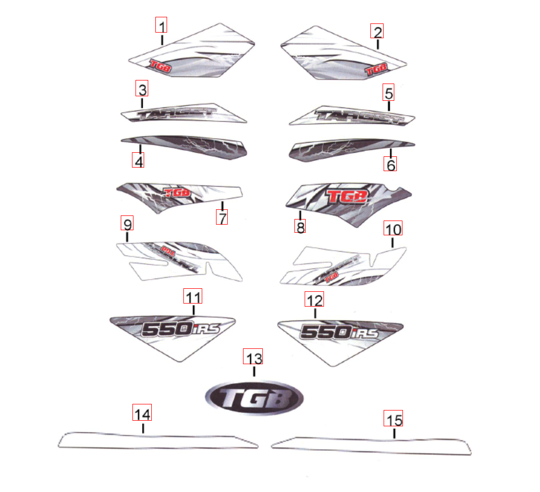 Aufkleber 2 für weißes Fahrzeug Aufkleber 2 für weißes Fahrzeug