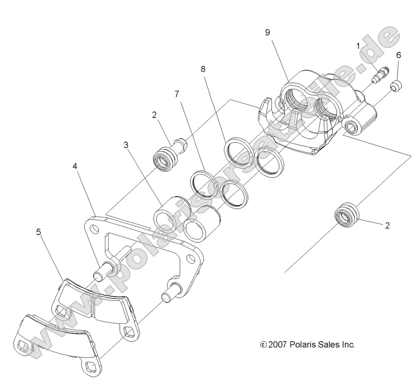 BRAKES, FRONT CALIPER
