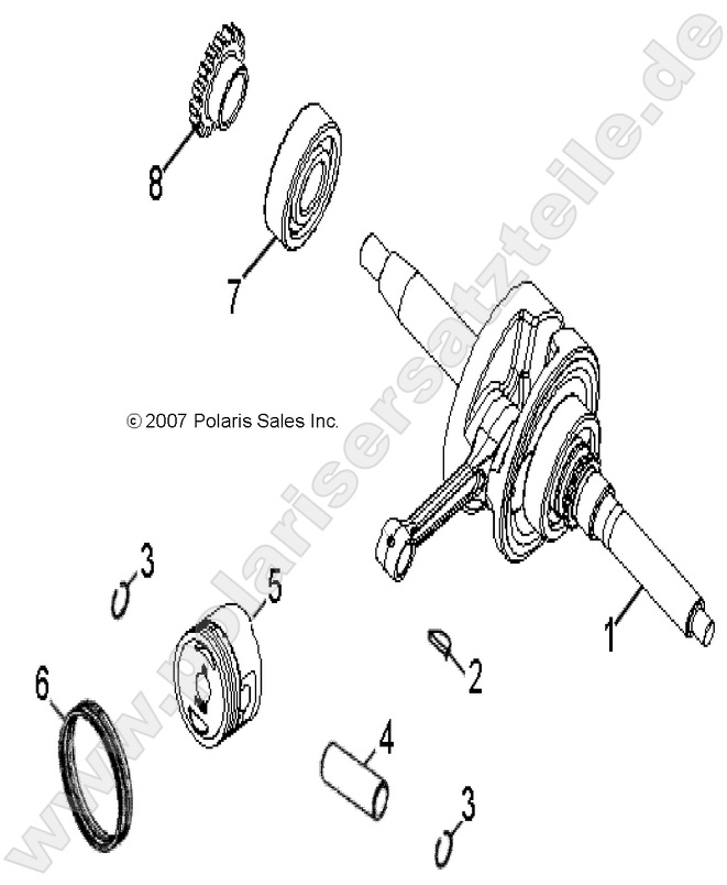 ENGINE, CRANKSHAFT and PISTON ENGINE, CRANKSHAFT and PISTON
