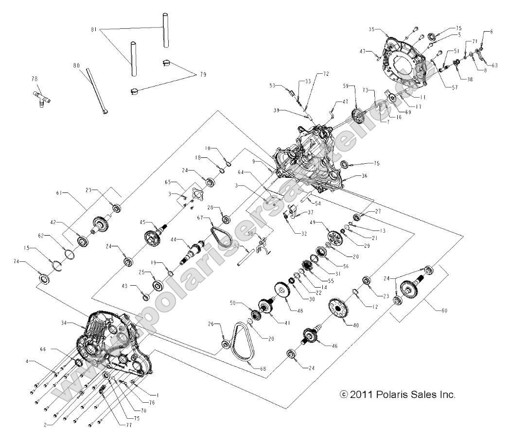 Drive Train, Main Gearcase
