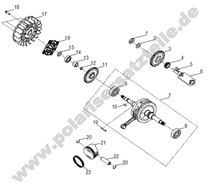 ENGINE, CRANKSHAFT and PISTON ENGINE, CRANKSHAFT and PISTON