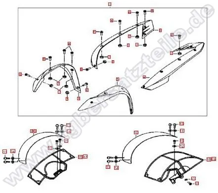 Kotflügelverbreiterung-Kotflügel vo. und hi. Kotflügelverbreiterung-Kotflügel vo. und hi.