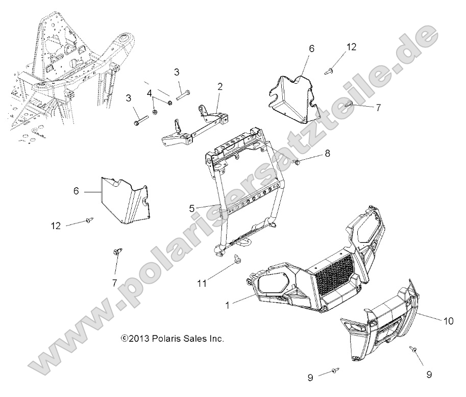 Body, Front Bumper and Mounting Body, Front Bumper and Mounting