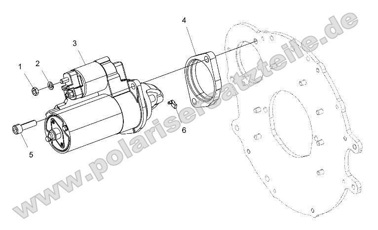 Engine, Starter Motor Engine, Starter Motor