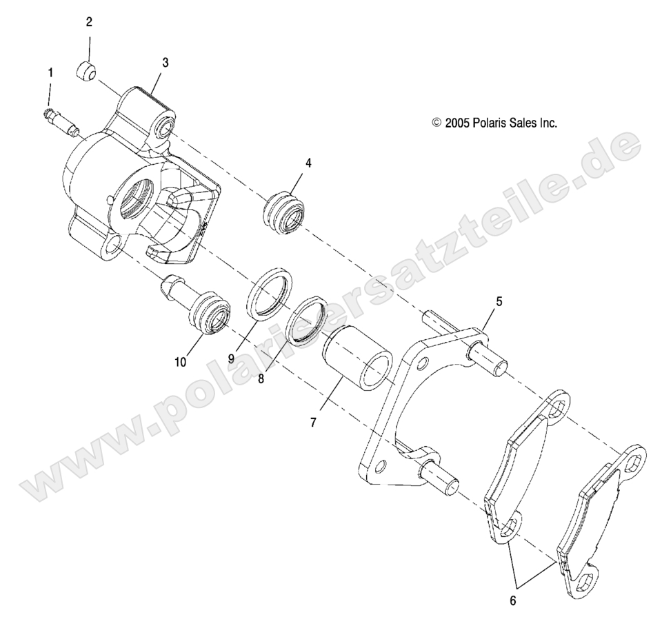 BRAKES, REAR CALIPER BRAKES, REAR CALIPER