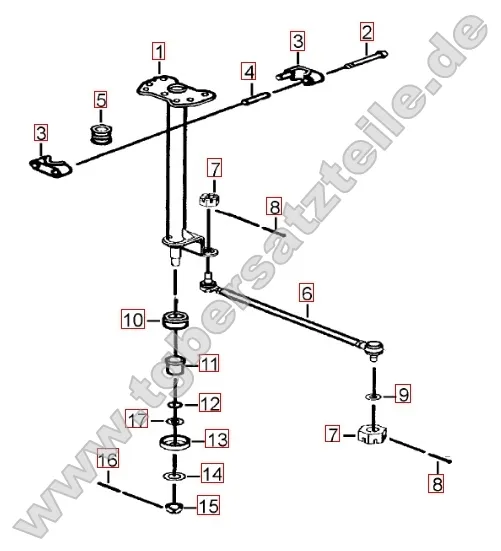 Lenksäule - Spurstange Lenksäule - Spurstange