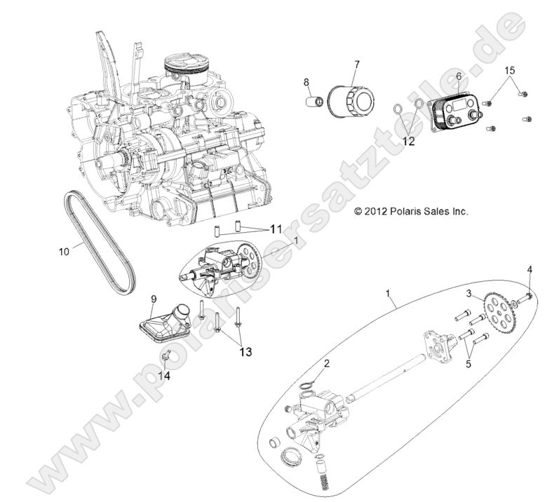 ENGINE, OIL PUMP and OIL COOLER ENGINE, OIL PUMP and OIL COOLER