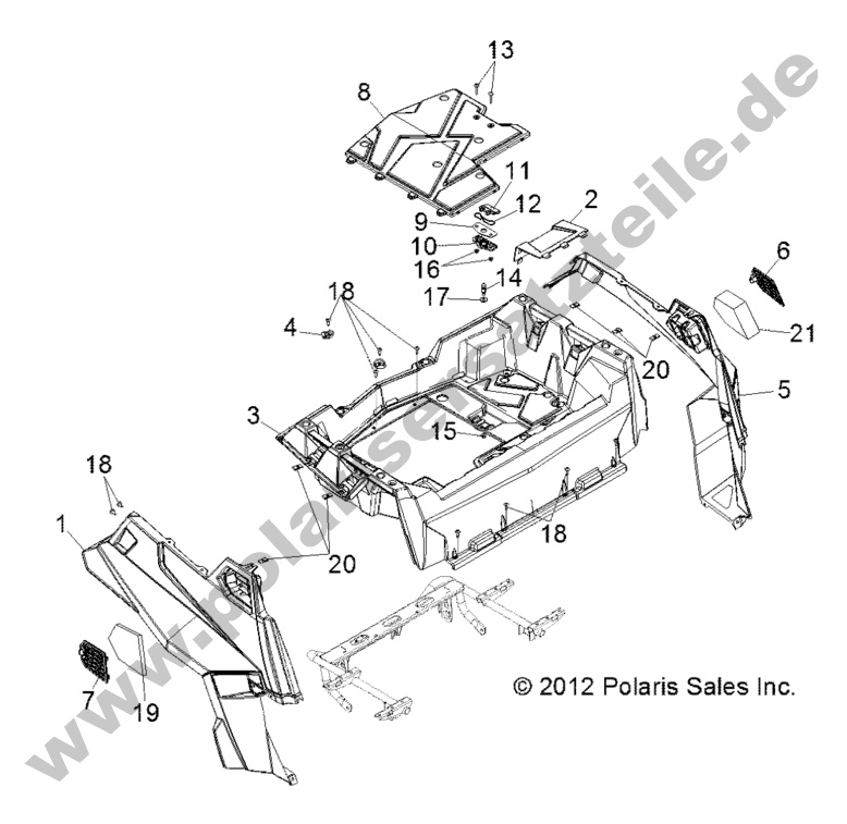 BODY, REAR RACK and FENDERS BODY, REAR RACK and FENDERS