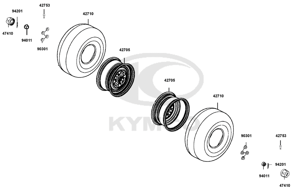 Räder hinten Räder hinten