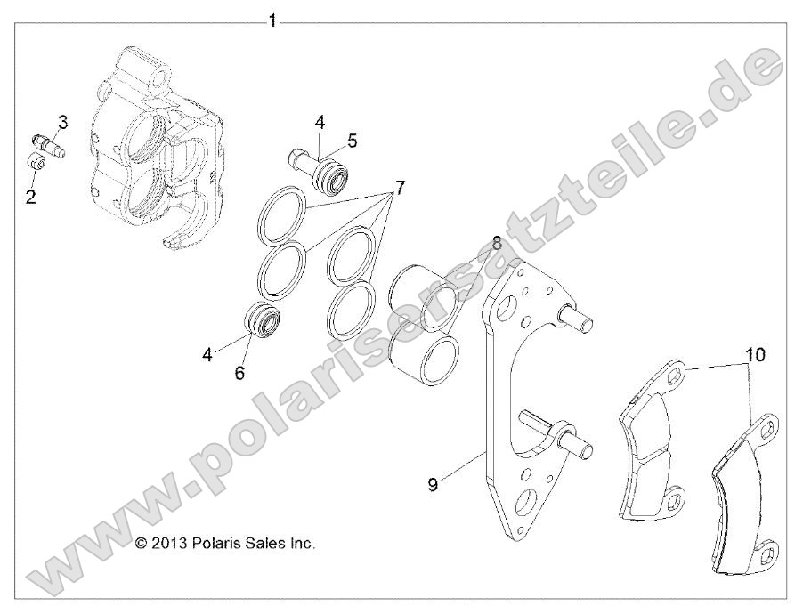 Brakes, Front Caliper Brakes, Front Caliper