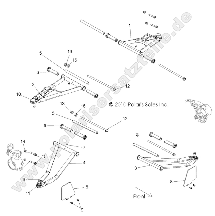 SUSPENSION, FRONT CONTROL ARMS SUSPENSION, FRONT CONTROL ARMS
