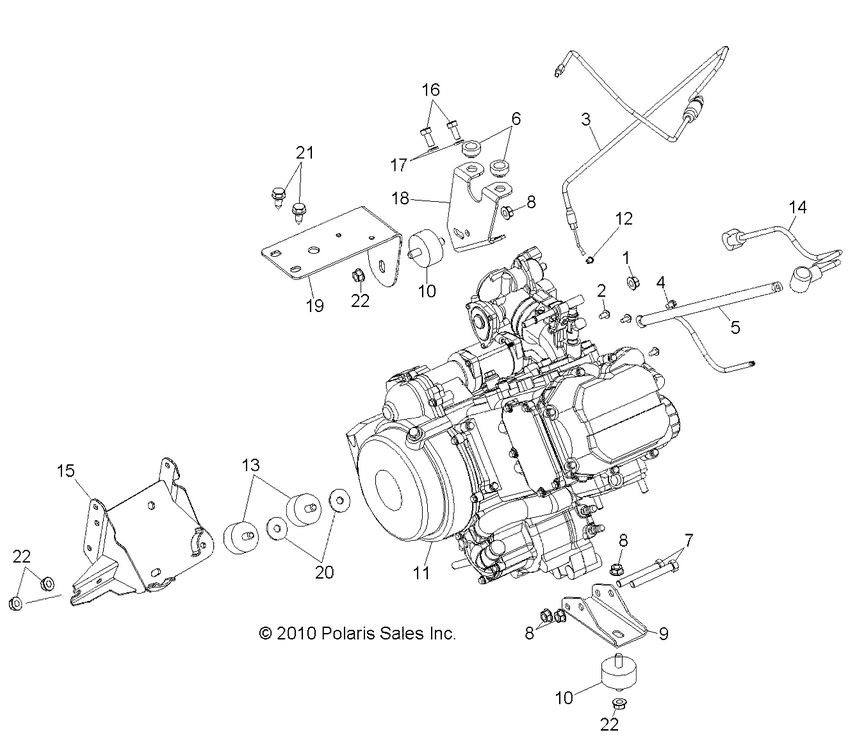 Engine, Mounting