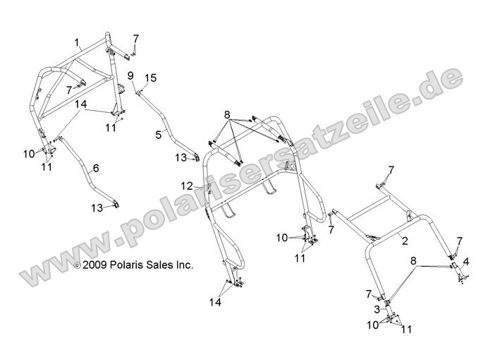 CHASSIS, CAB FRAME and SIDE BARS
