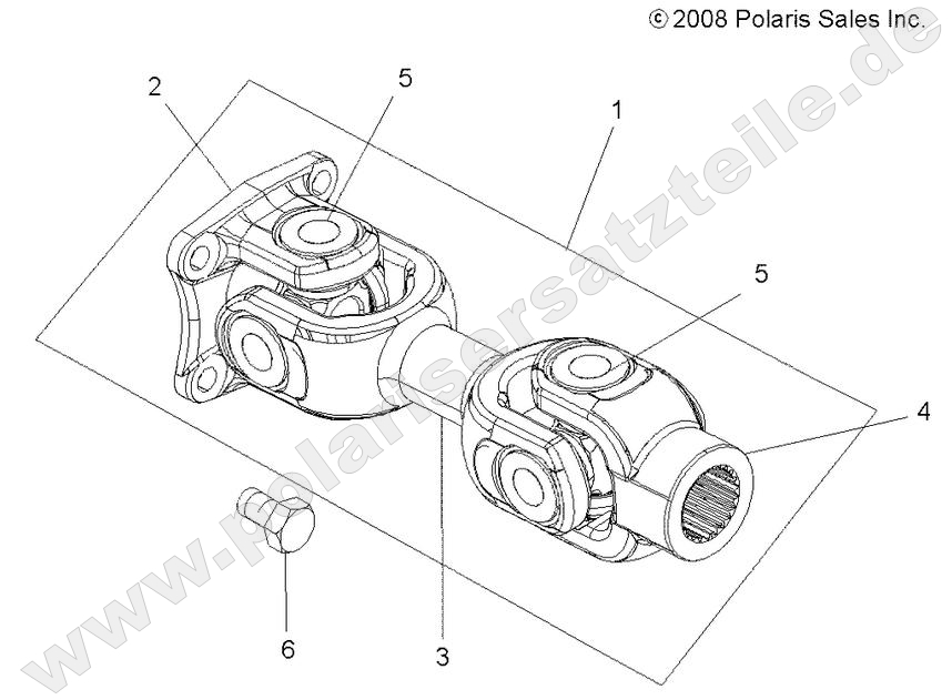 DRIVE TRAIN, PROP SHAFT, REAR