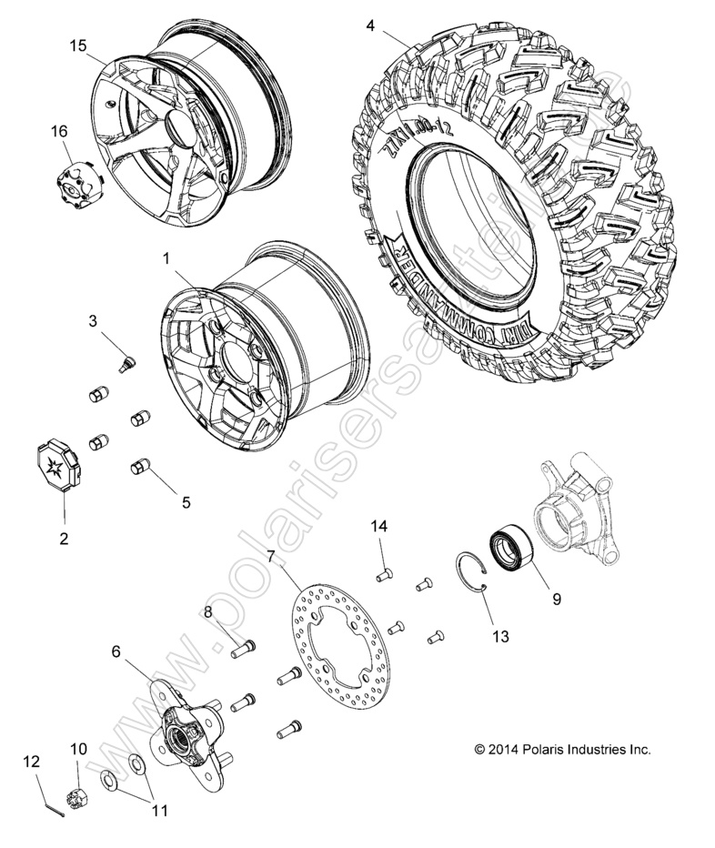 WHEELS, REAR WHEELS, REAR
