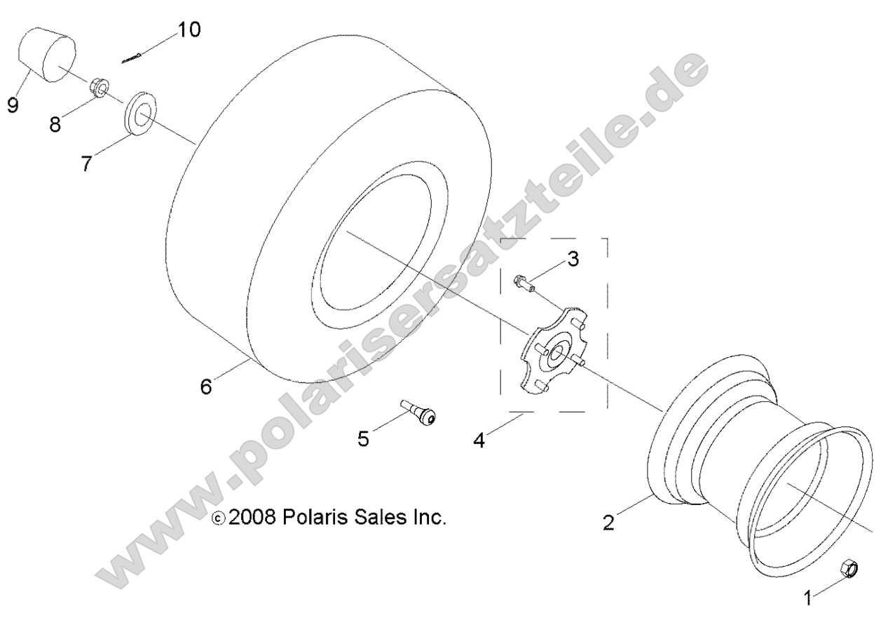 WHEELS, REAR WHEELS, REAR