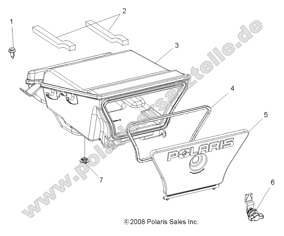 Body, Storage Box, Rear Body, Storage Box, Rear