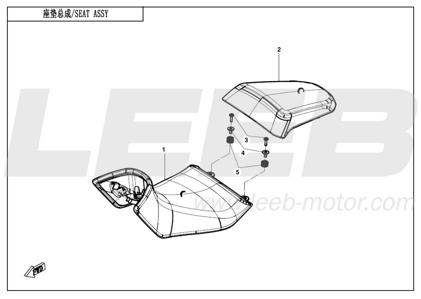25-CF700-9AH-F13 SEAT ASSY