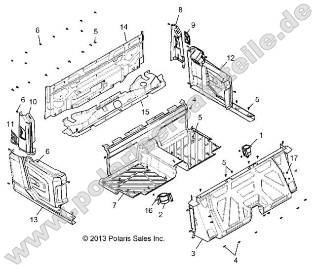 Body, Floor, Rear