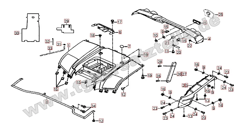 Heckverkleidung Heckverkleidung