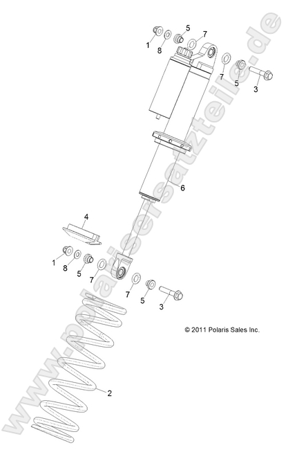 SUSPENSION, FRONT SHOCK MOUNTING SUSPENSION, FRONT SHOCK MOUNTING