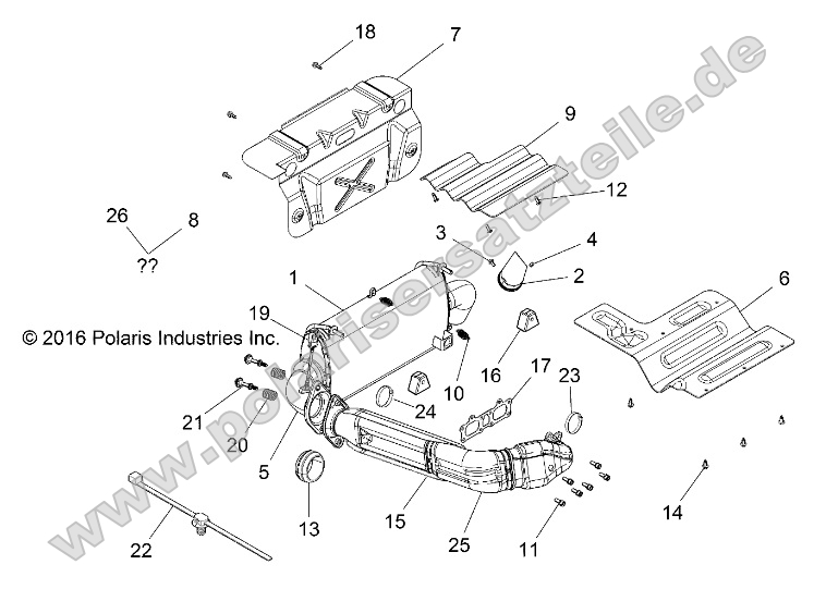Engine, Exhaust System (701195) Engine, Exhaust System (701195)