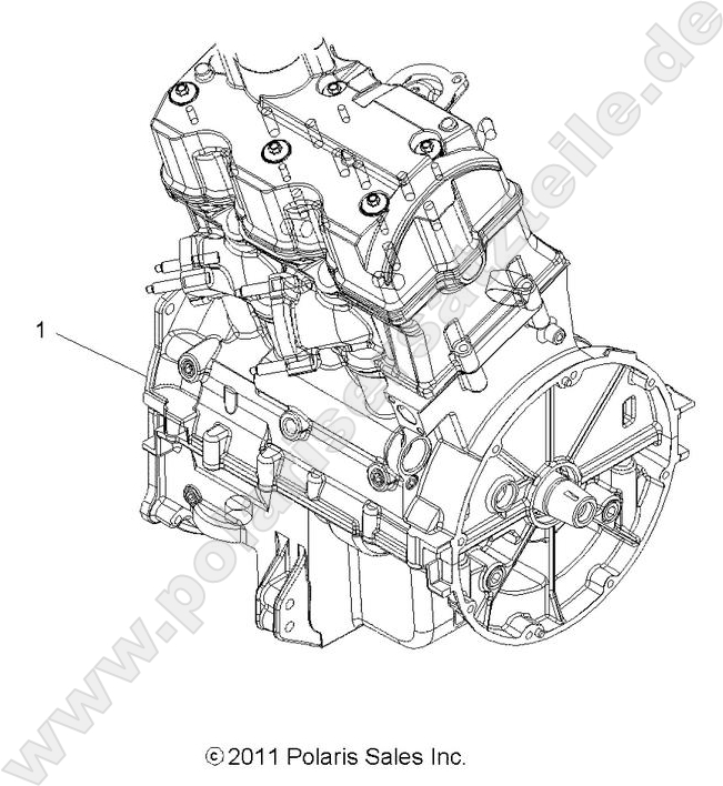 ENGINE, SHORT BLOCK