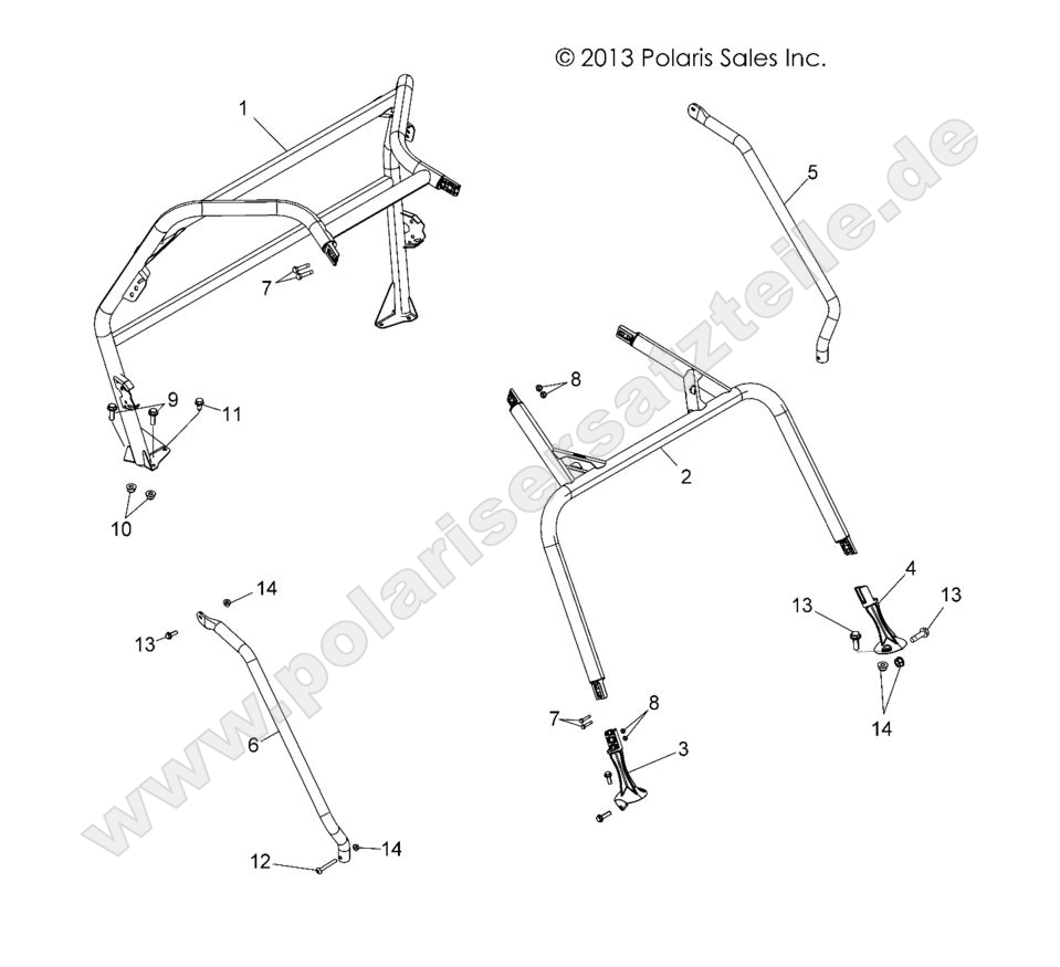 CHASSIS, CAB FRAME and SIDE BARS