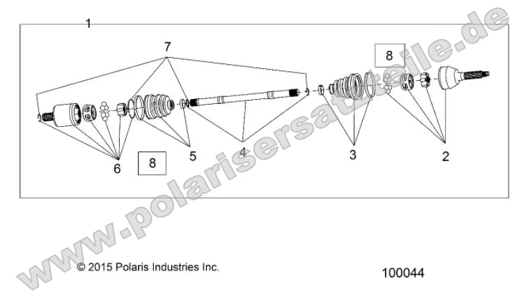Drive Train, Front Half Shaft