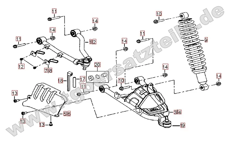 Federbein vorne Federbein vorne