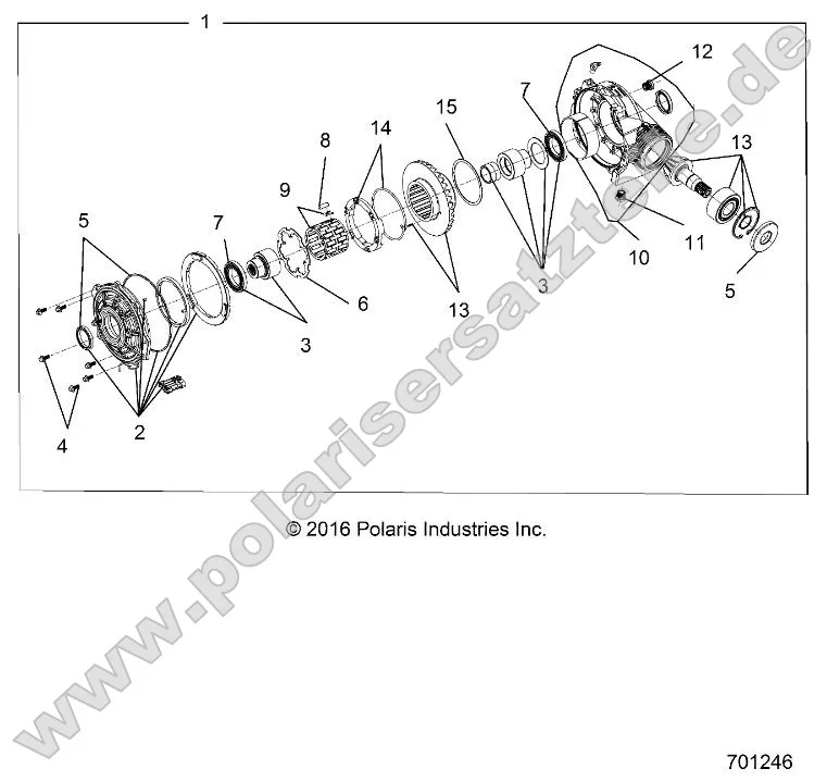 Drive Train, Front Gearcase