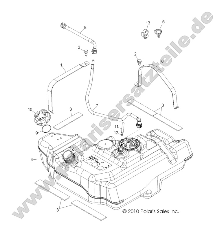 BODY, FUEL TANK BODY, FUEL TANK