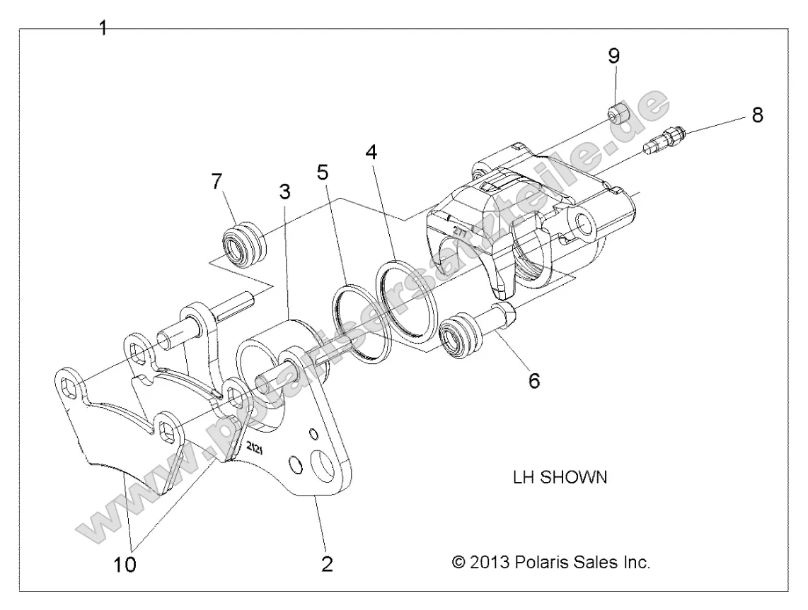 Brakes, Caliper, Front Brakes, Caliper, Front