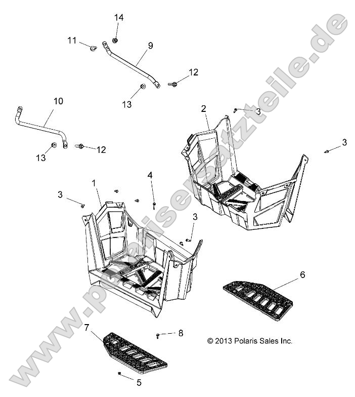 Body, Footwells Body, Footwells