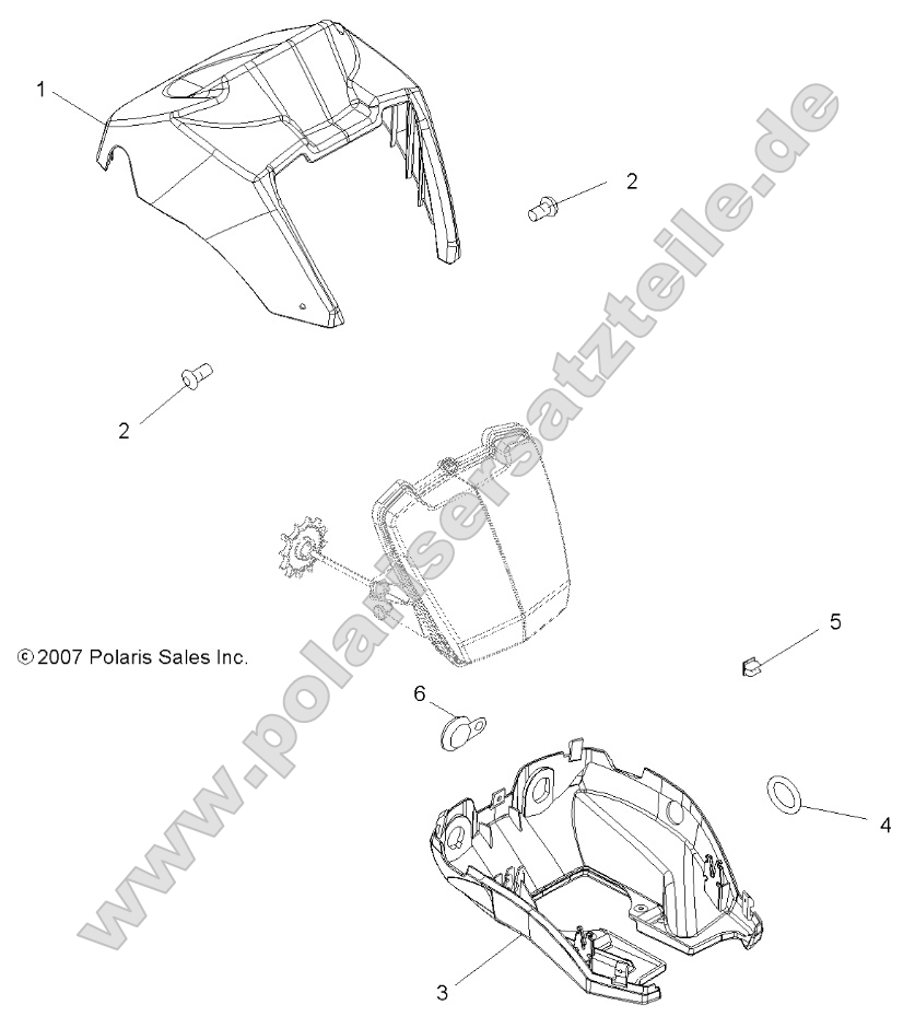 Body, Headlight Pod