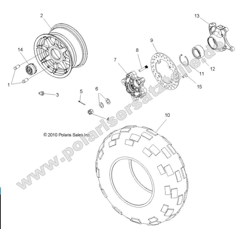 WHEELS, FRONT WHEELS, FRONT