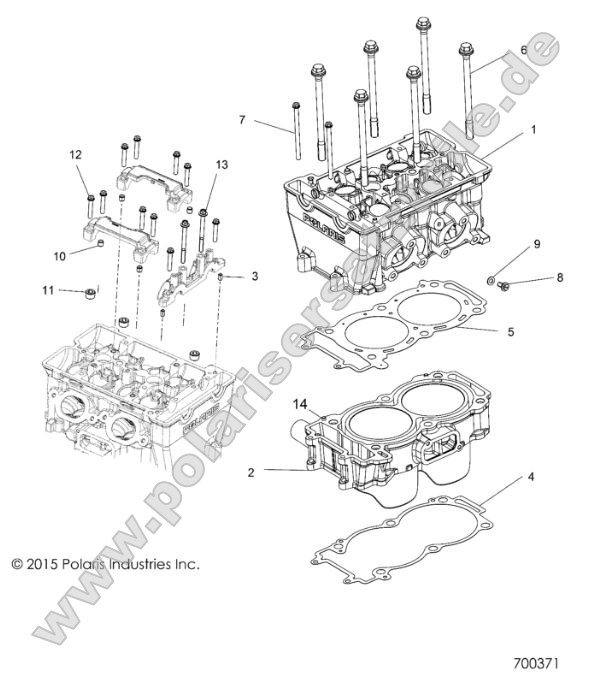 Engine, Cylinder and Head