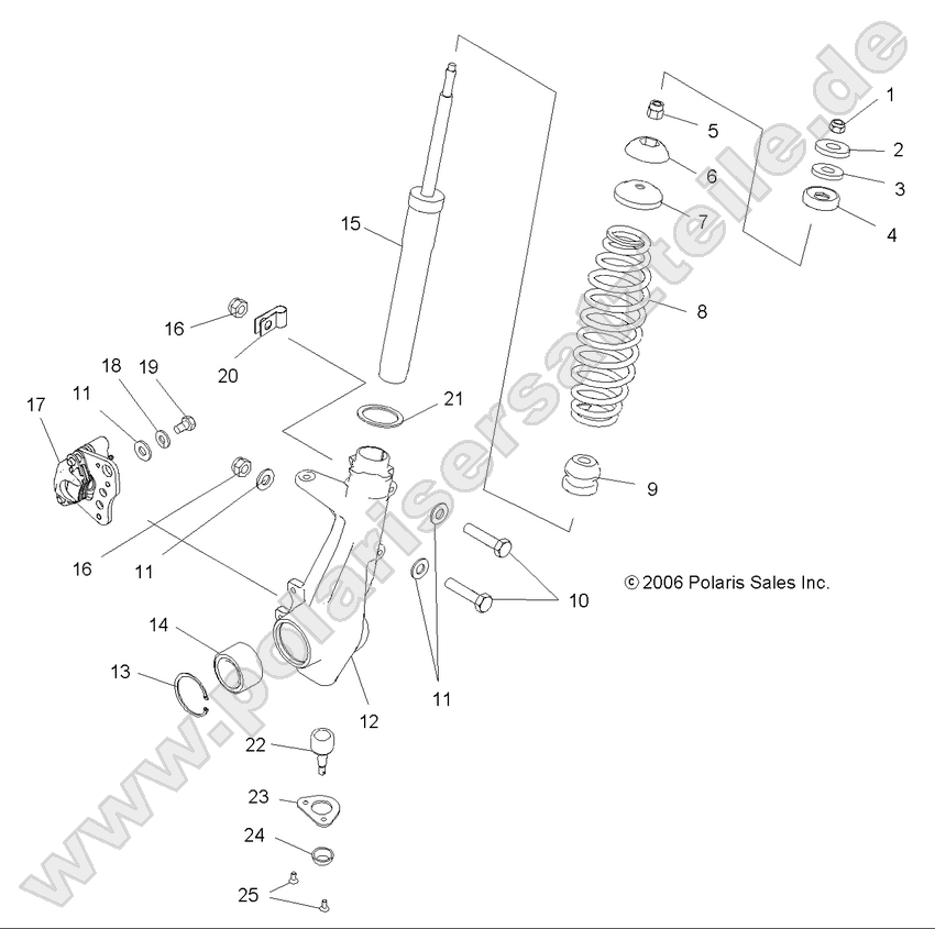SUSPENSION, STRUT, FRONT