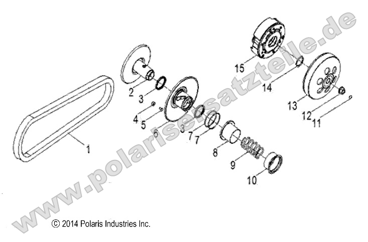 Drive Train, Clutch, Secondary Drive Train, Clutch, Secondary