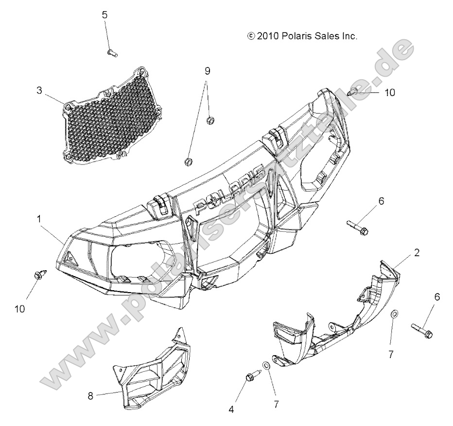 Body, Front Bumper and Mounting Body, Front Bumper and Mounting